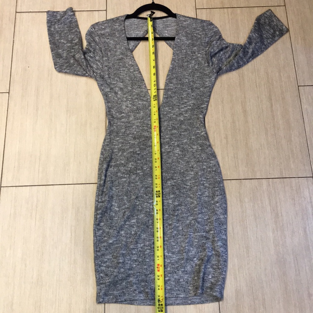 Sassy Gray Dress - Picture 7 of 8